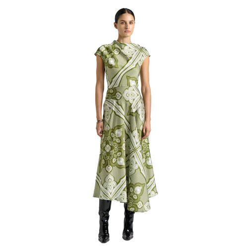 Cue Chateau Asymmetric Midi Dress
